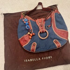 Isabella Fiore Whipstitch Hobo